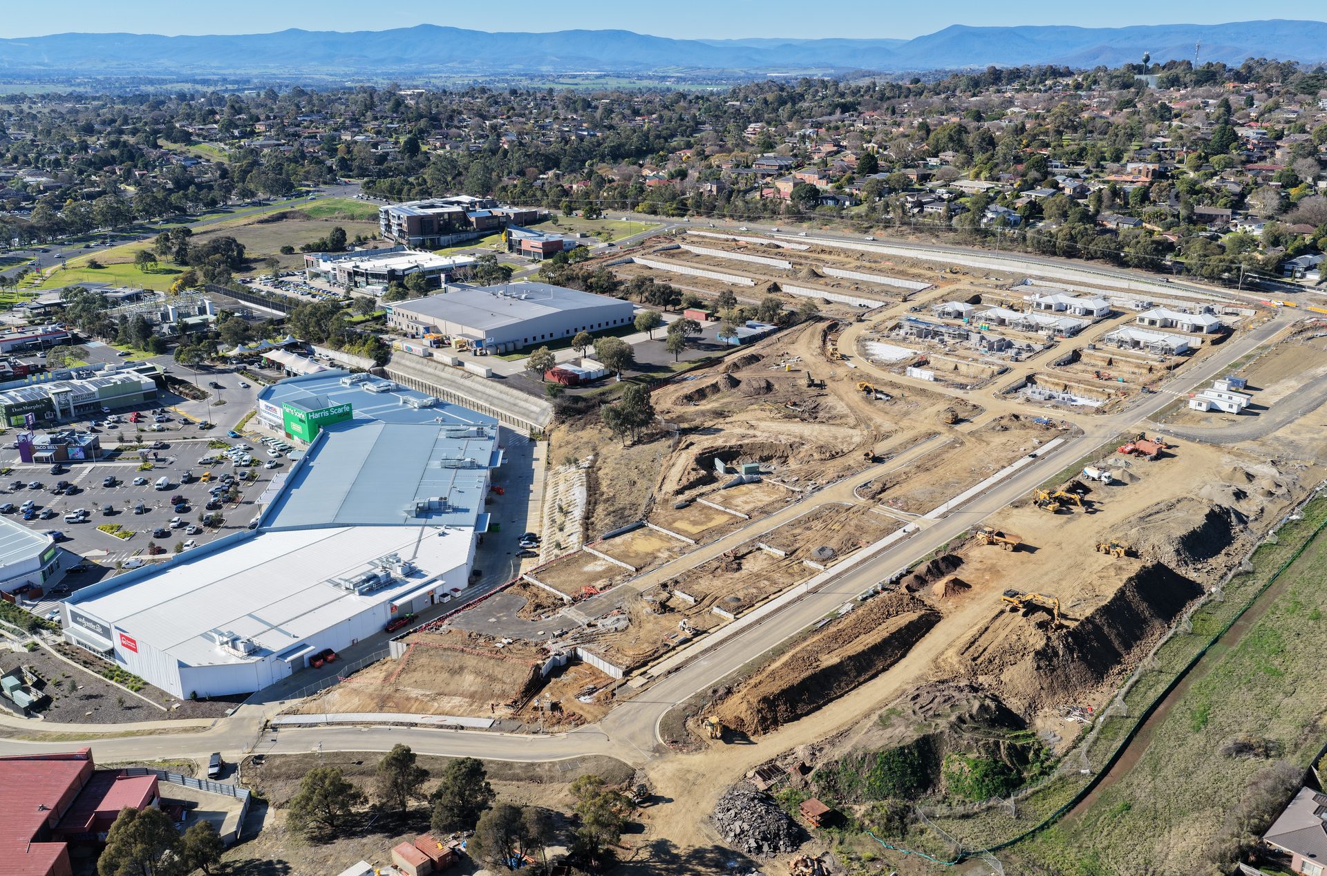 Chirnside Park wide aerial Aug 2025