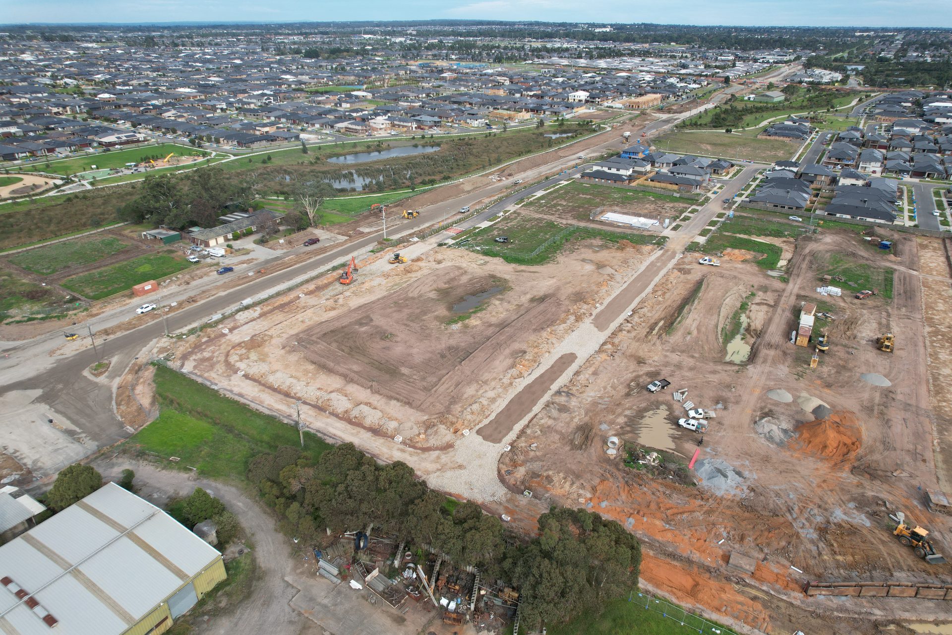 Hardys Road subdivision earthworks