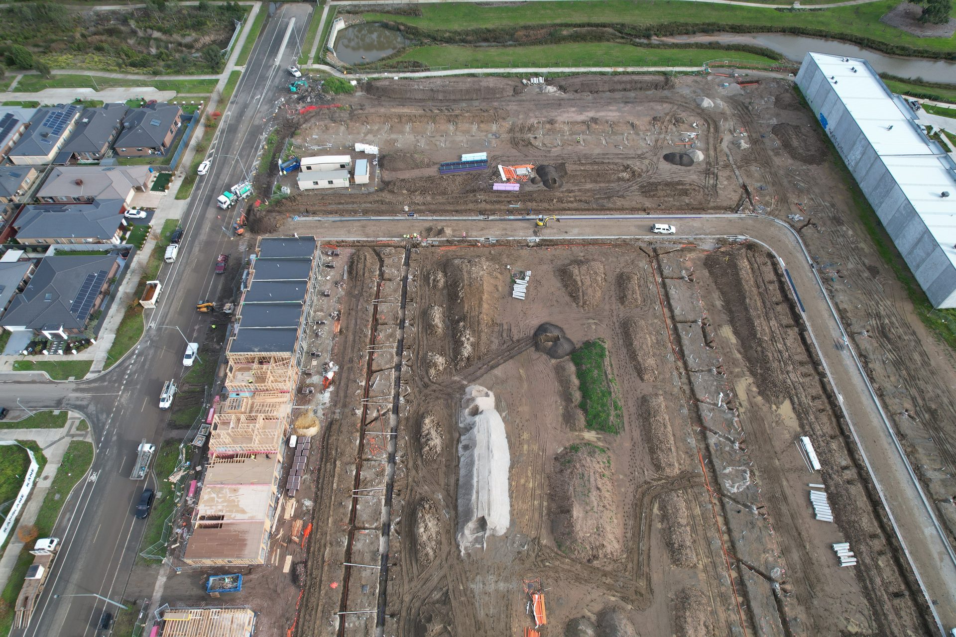 Lewis Street construction progress
